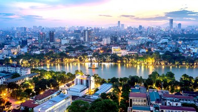 Thành phố ven sông Hồng phát triển theo quy hoạch chung Thủ đô Hà Nội đến năm 2045, tầm nhìn đến năm 2065